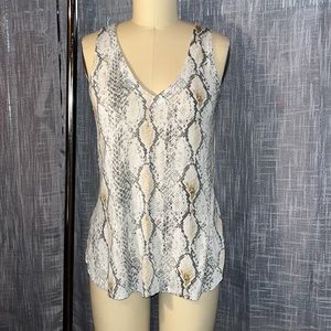 EXPRESS One Eleven Snake Print Tank Top